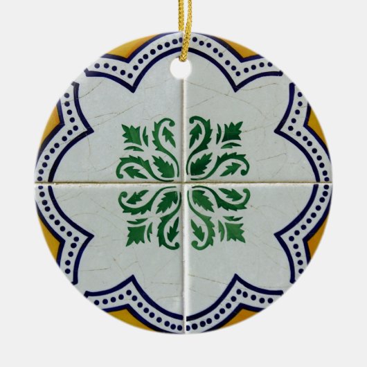 Azulejos, Portuguese Tiles Keramisch Ornament (Voorkant)