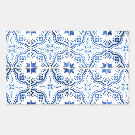 Azulejos, Portuguese Tiles Rechthoekige Sticker