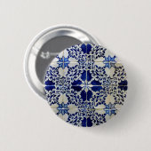 Azulejos, Portuguese Tiles Ronde Button 5,7 Cm (Voorkant /achterkant)