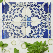 Azulejos, Portuguese Tiles Theedoek (Gevouwen)