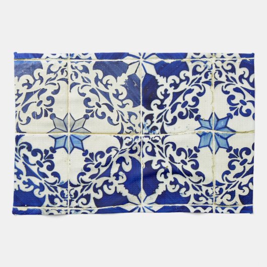 Azulejos, Portuguese Tiles Theedoek (Horizontaal)
