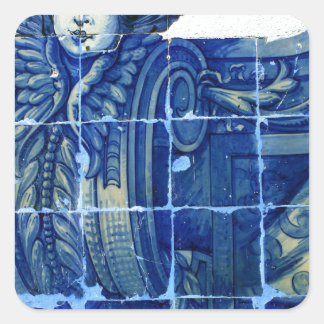 Azulejos, Portuguese Tiles Vierkante Sticker
