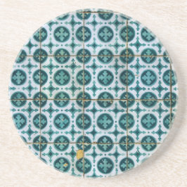 Azulejos, Portuguese Tiles Zandsteen Onderzetter