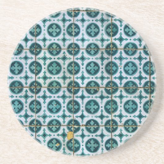 Azulejos, Portuguese Tiles Zandsteen Onderzetter (Voorkant)