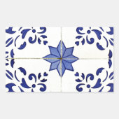Azulejos Rechthoekige Sticker (Voorkant)