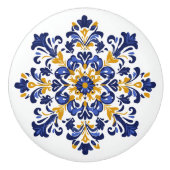 💙💛 Azulejos Royal Lisboa Keramische Knop (Voorkant)