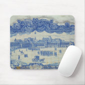 Azulejos tegels die de Praca do Comercio weergeven Muismat (Met muis)