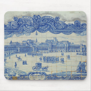 Azulejos tegels die de Praca do Comercio weergeven Muismat