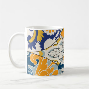 Azulejos Tegels Patchwork  behang Koffiemok