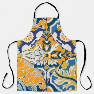 Azulejos Tegels Patchwork  behang Schort