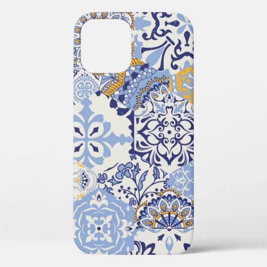Azulejos tegels patchwork. Naadloze kleurige patch Case-Mate iPhone Case (Achterkant)