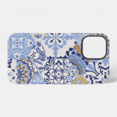 Azulejos tegels patchwork. Naadloze kleurige patch iPhone Hoesje (Achterkant horizontaal)