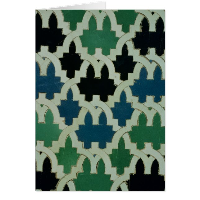 Azulejos tegels van de troon van de Sultans (Voorkant)