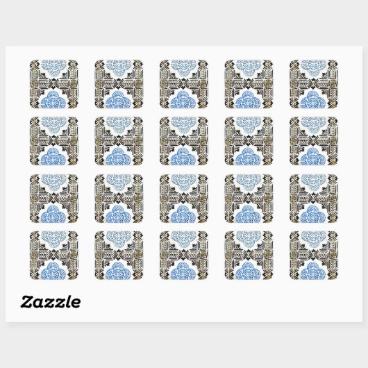 azulejos vierkante sticker (Vel)
