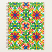💛 💚 Azulejos, zeer decoratief patroon, Planner (Voorkant)