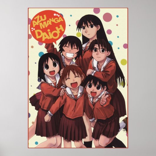 Azumanga Daioh Yonkoma Comedy Anime Manga Chiyo Poster (Voorkant)