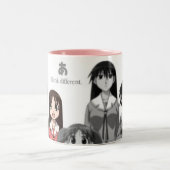 Azumanga - Denk anders! Tweekleurige Koffiemok (Center)