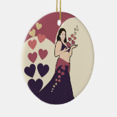 Azura Belly danser Keramisch Ornament (Rechts)