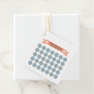 Azura Crest Baby Shower Cadeautag Bedankjes Labels