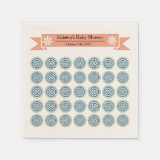 Azura Crest Baby Shower Papieren Servetten