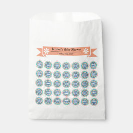 Azura Crest Modern Baby Shower Favor Bags Bedankzakje