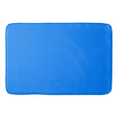 Azurblauw (effen kleur) badmat (Voorkant)
