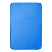 Azurblauw (effen kleur) badmat (Voorkant Verticaal)