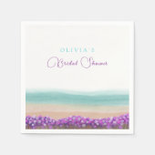 Azurblauwe kust in bloei Bruidsmeisjesfeest  Servet (Voorkant)