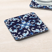 azurblossom coaster bier onderzetter (Linkerzijde)