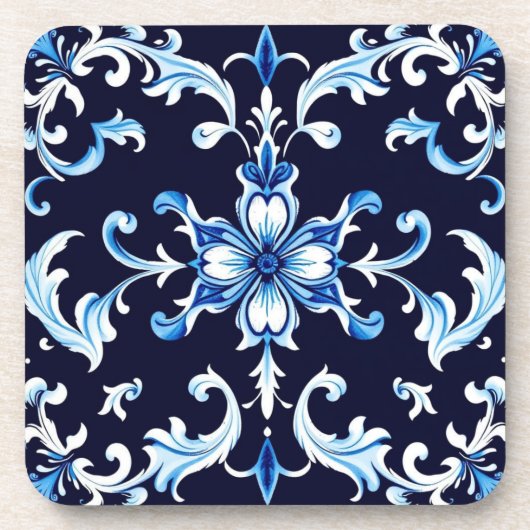azurblossom coaster bier onderzetter (Voorkant)