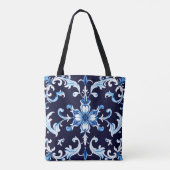 azurblossom-tas tote bag (Achterkant)