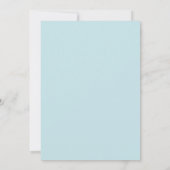 Azurblush Bruidsboeket Kaart (Achterkant)