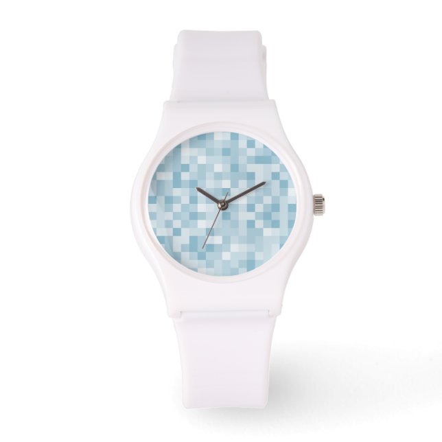 Azure Abstract Horloge (Voorkant)