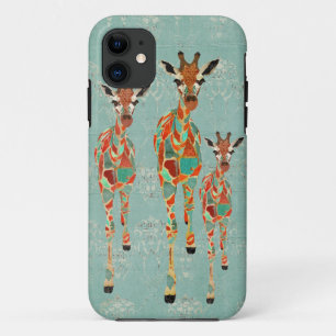Azure & Amber Giraffe iPhone Case