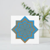 Azure and Ember Star Kaart (Staand voorkant)