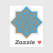 Azure and Ember Star Sticker (Vel)