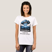 Azure Apocalyps – Ik heb de Grote Uitval Overleefd T-shirt (Voorkant volledig)