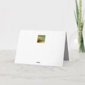 Azure Aster Bloemen Collectie - Vaderdag (2) Feestdagen Kaart (Achterkant)