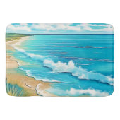 Azure Beach Calm Design Badmat (Voorkant)