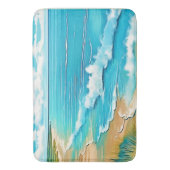 Azure Beach Calm Design Badmat (Voorkant Verticaal)