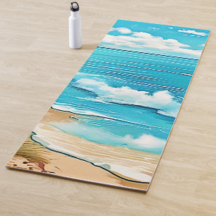 Azure Beach Calm Design Yogamat
