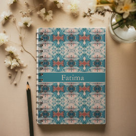 Azure Bloom, aangepast Notitieboek