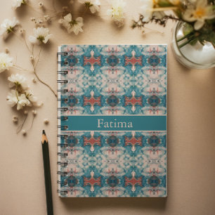 Azure Bloom, aangepast Notitieboek