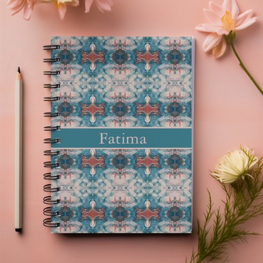 Azure Bloom, aangepast Notitieboek