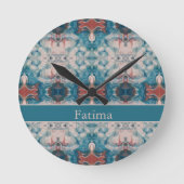 Azure Bloom, aangepast Ronde Klok (Voorkant)