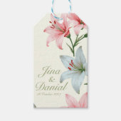 Azure Bloom Cadeaulabel (Voorkant)