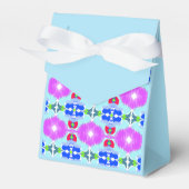 Azure Bloom Kaleidoscoop Bedankdoosjes (Voorkant Zijde)