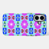 Azure Bloom Kaleidoscoop Case-Mate iPhone Case (Achterkant (horizontaal))
