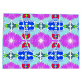 Azure Bloom Kaleidoscoop Groot Cadeauzakje (Achterkant)