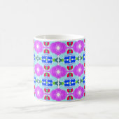 Azure Bloom Kaleidoscoop Koffiemok (Center)